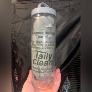 Tally clean- quick dry microfiber towel. Paw cleaner